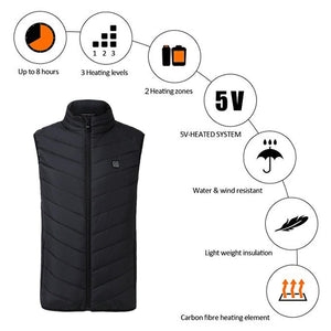 USB Heated Smart Vest